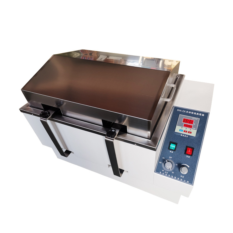 Sha-Ca Digital Display Speed Measurement Water Bath Constant Temperature Oscillator Water Bath Shaker Constant Temperature Water Bath Tank Stepless Speed Regulation Stainless Steel