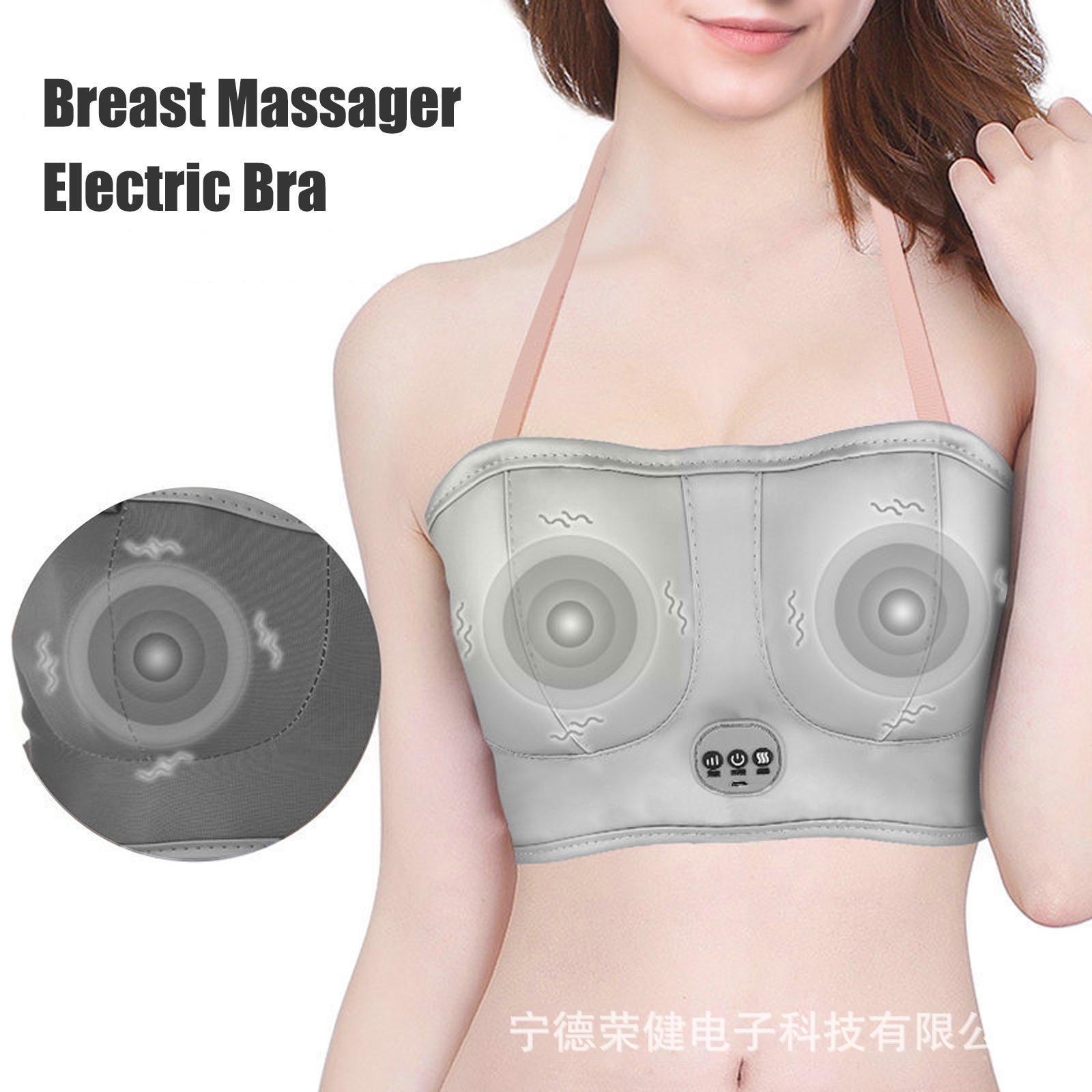 Cross-Border Foreign Trade Specializes in Chest Massager Custom-Made Breast Hot Compress Smart Massager Custom Manufacturer Wholesale