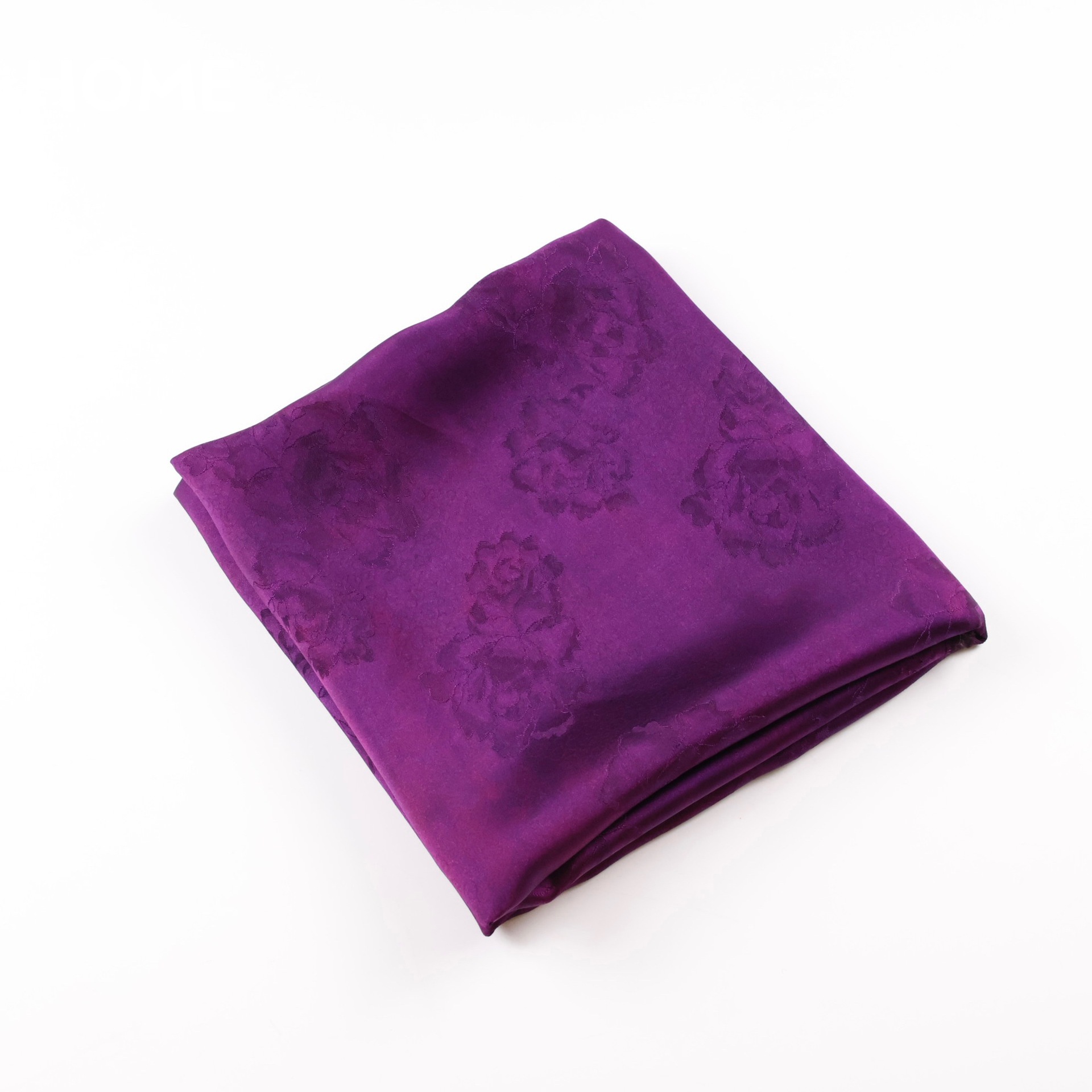 Glossy Drape Chinese Style Grape Purple Rayon Silk Mulberry Silk over Yam Jacquard Fragrant Cloud Yarn Cheongsam Fabric