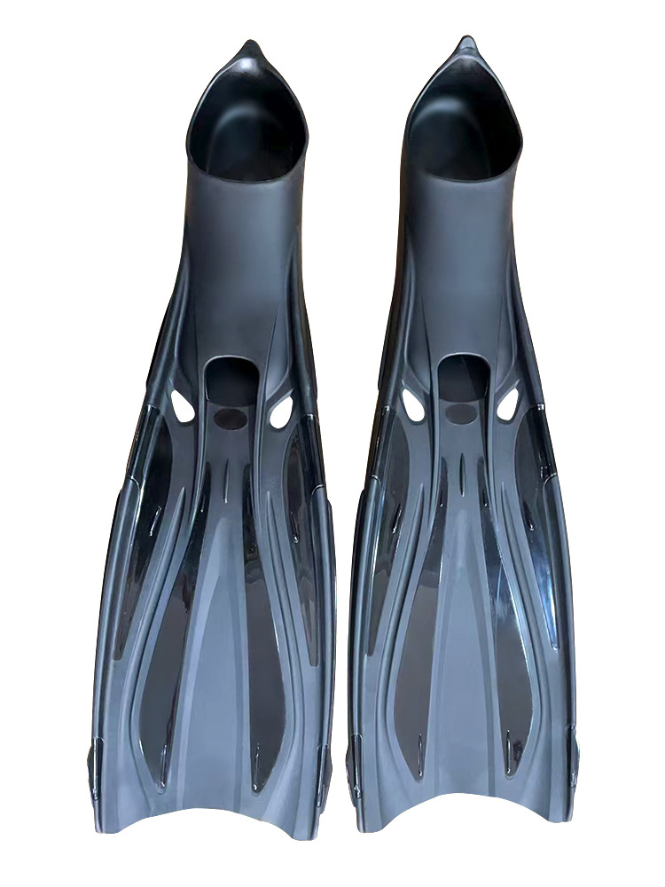 Adult Free Diving Long Fins Set Foot Type Unisex Accelerated Snorkeling Fins Professional Diving Equipment