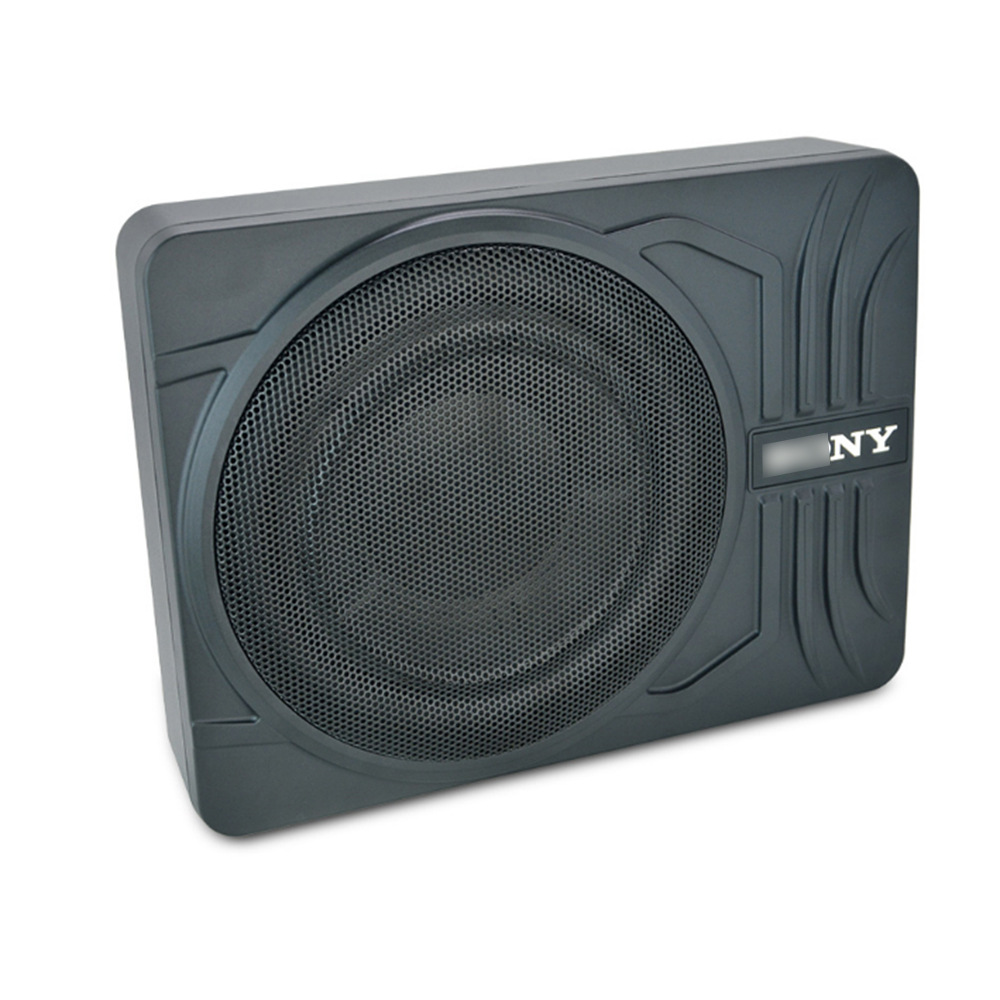 12V High-Power Aluminum Alloy Car Speaker Under-Seat Audio Modification 10inch Xiao Gangbao Ultra-Thin Subwoofer