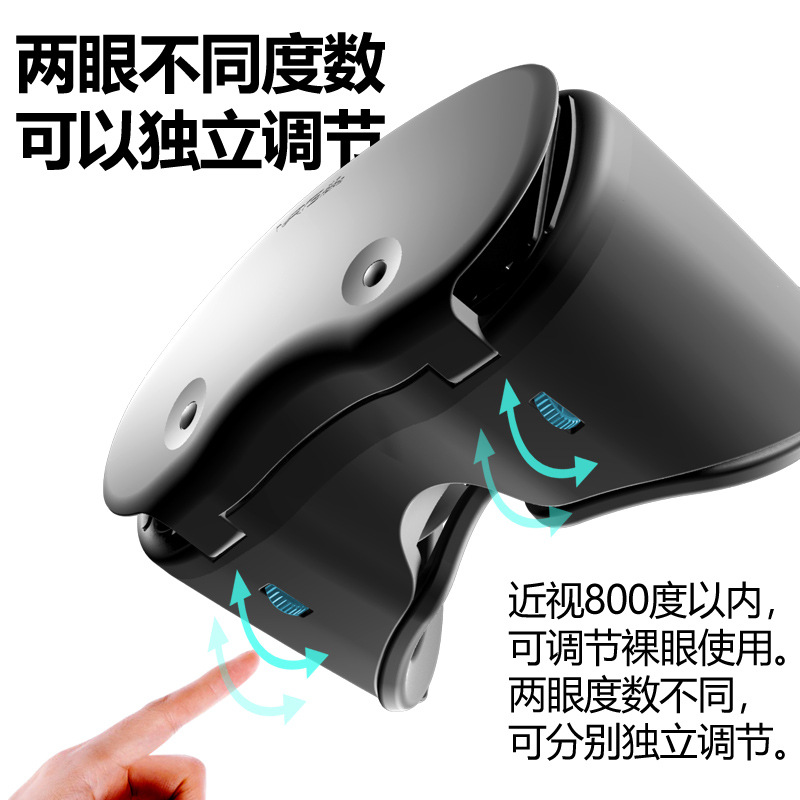 Vrgprox7 New Vr Glasses Mobile Phone Dedicated Virtual Reality 3D Glasses Metaverse with Gifts Dropshipping