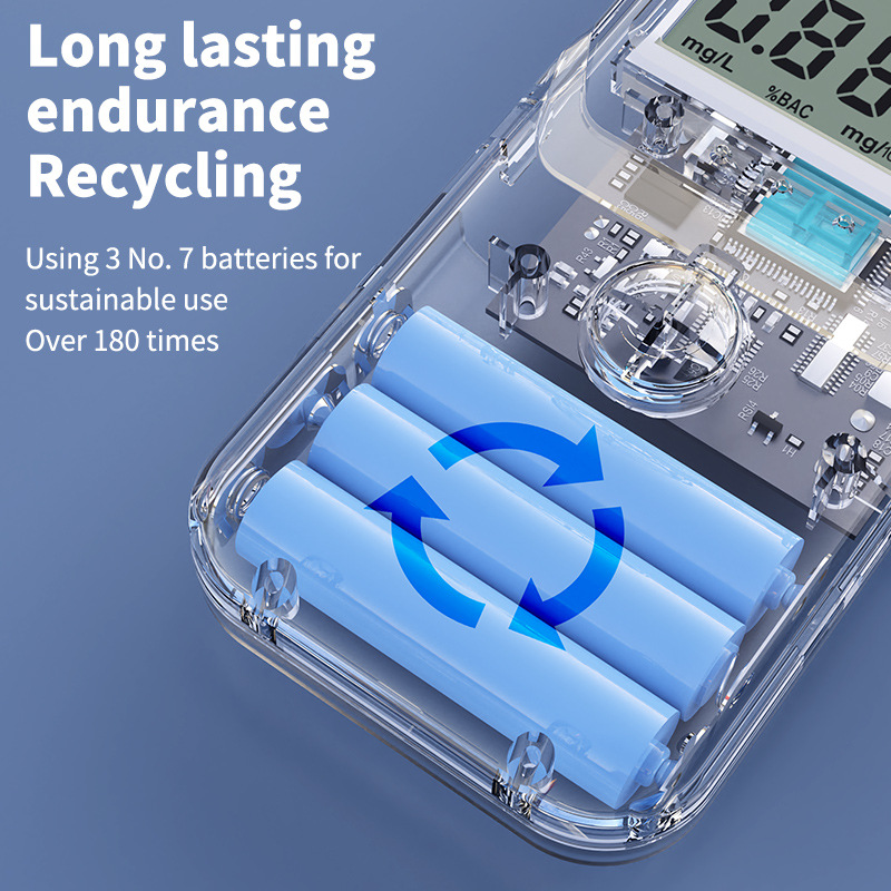 Car Alcohol Tester High Precision Blowing Drunk Driving Tester Voice Broadcast Alcohol Tester MR99