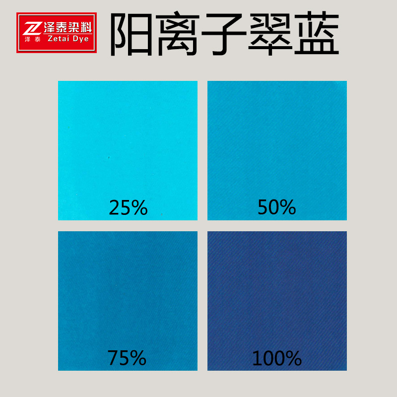 Alkaline Cationic Emerald Blue Water-Soluble Alcohol-Soluble Paper Printing Acrylic Textile Dye Emerald Blue Dye