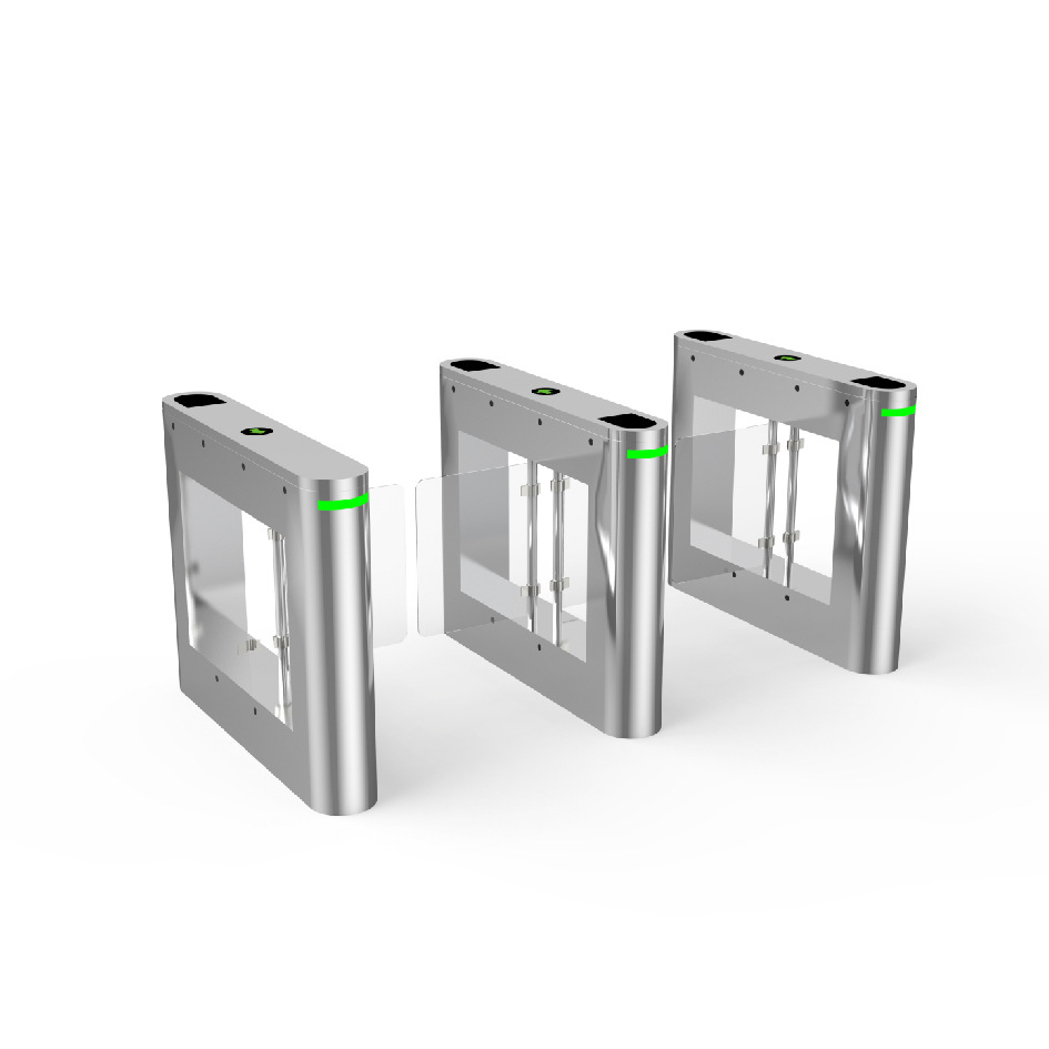 Intelligent Swing Gate Source Manufacturer Gym Pedestrian Gate Membership System Stainless Steel Gate Machine Face Recognition