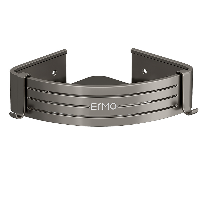 Punch-free bathroom bathroom storage rack toilet shower room wall triangle storage rack bathroom wall-mounted