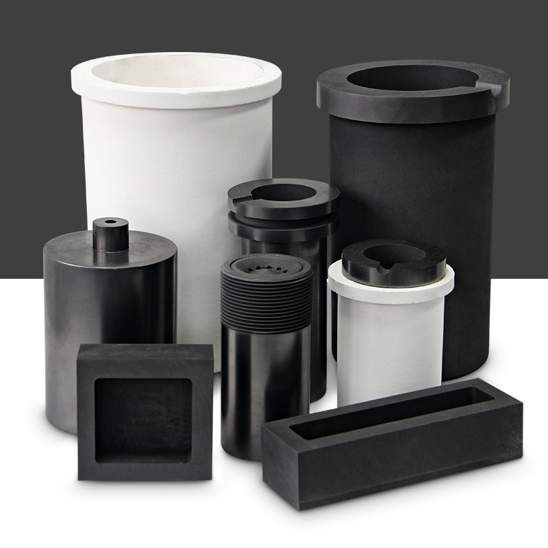 High Purity Graphite Crucible, High Temperature Resistance Experiment, Medium and High Frequency Smelting Metal Jewelry, Gold Melting Crucible, Graphite Crucible Kit