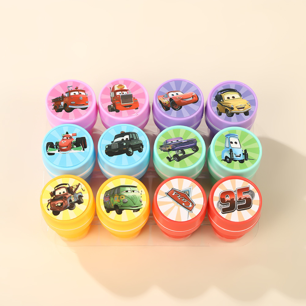 Cross-Border Variety of 12 Pictures, New Themes, Customized Pattern Seals, Cartoon Seals, Kidsren's Seals, Animation Prints