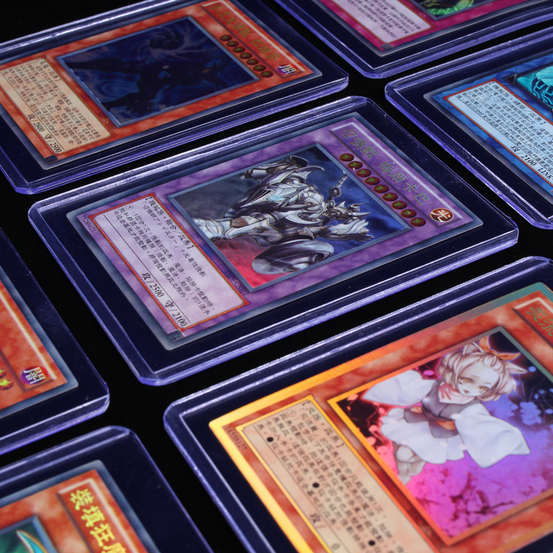 PVC card cover transparent cover NBA Star Card Game King card magic card manwick card 35PT HD with protective film