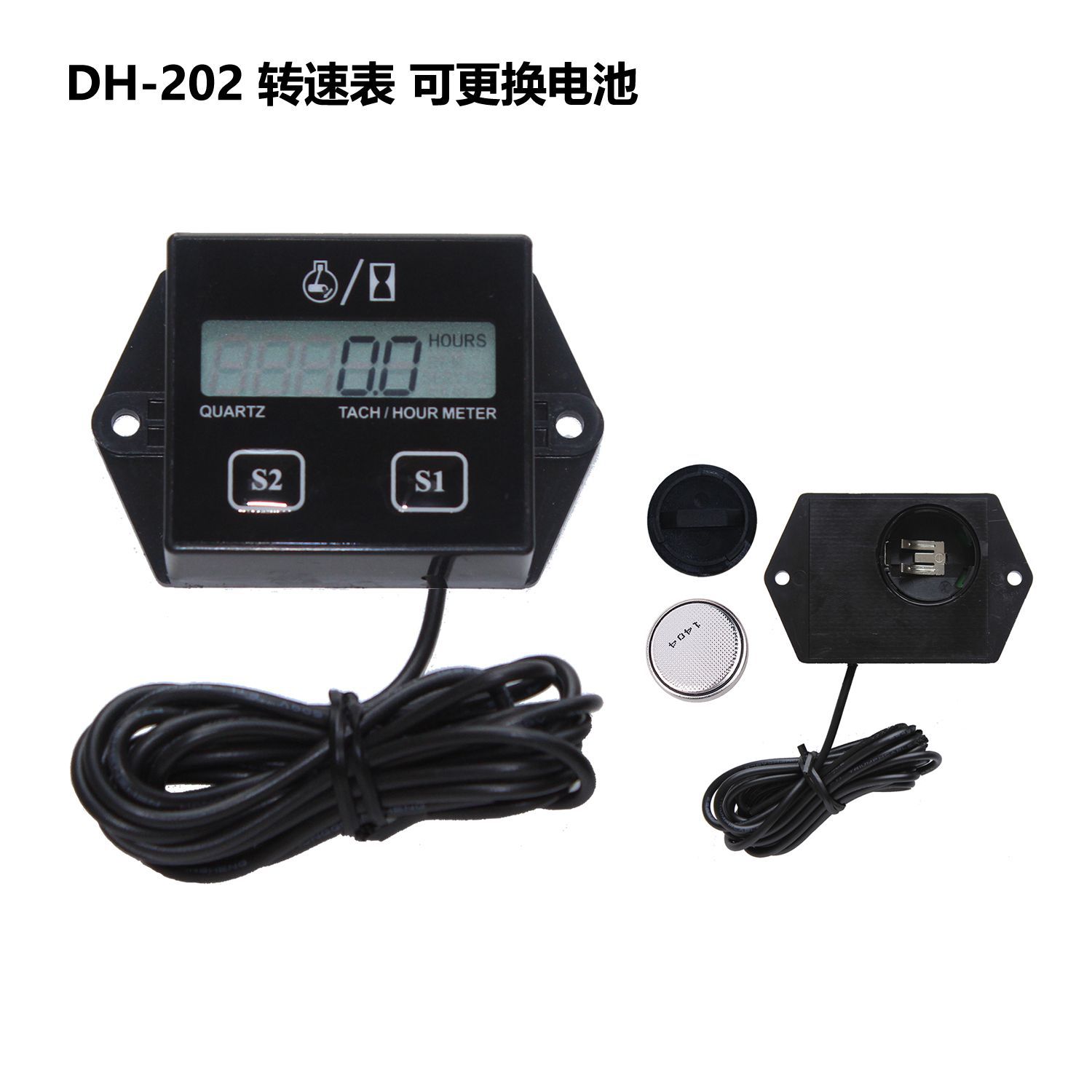 Tachometer Timer Gasoline Engine Chainsaw Tachometer Digital Tachometer Engine Lawn Mower Tachometer