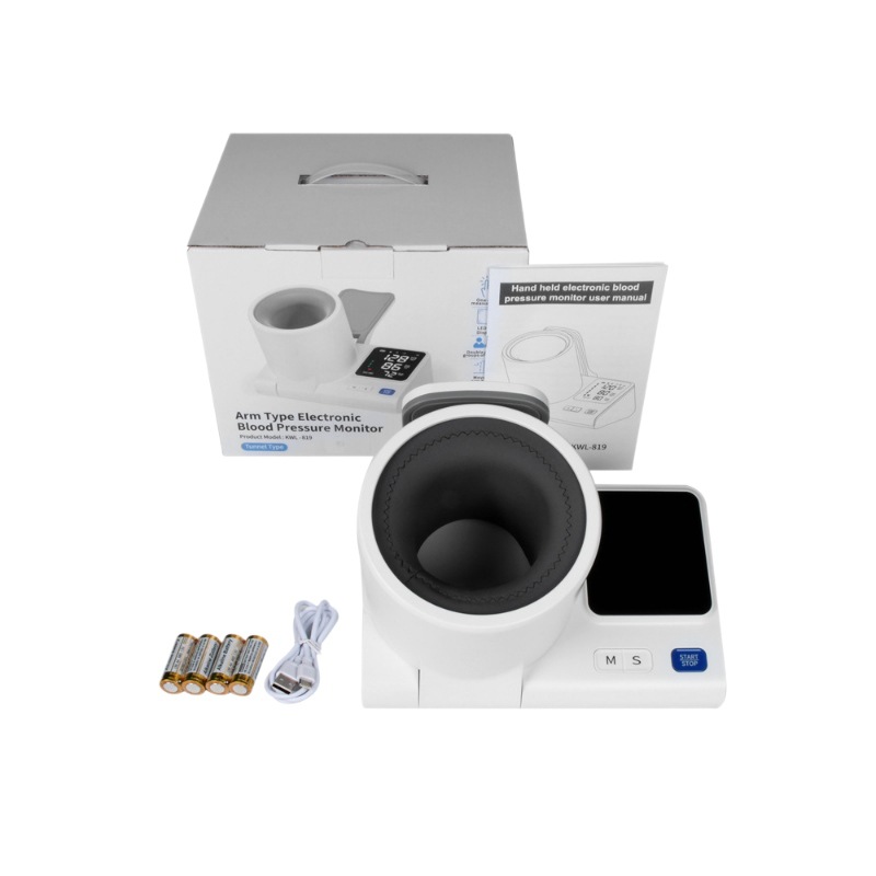 Cross-Border Fully Automatic Tunnel-Type Blood Pressure Monitor Hospital High-Precision Intelligent Blood Pressure Measuring Instrument Arm-Cuff Type Blood Pressure Monitor