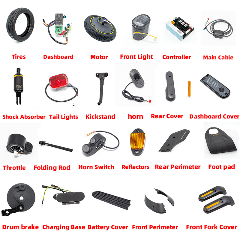 Контроллер No.9 для электрического скутера Max G2, мотор, шина, панель приборов, крыло, амортизатор, аксессуары для подножки