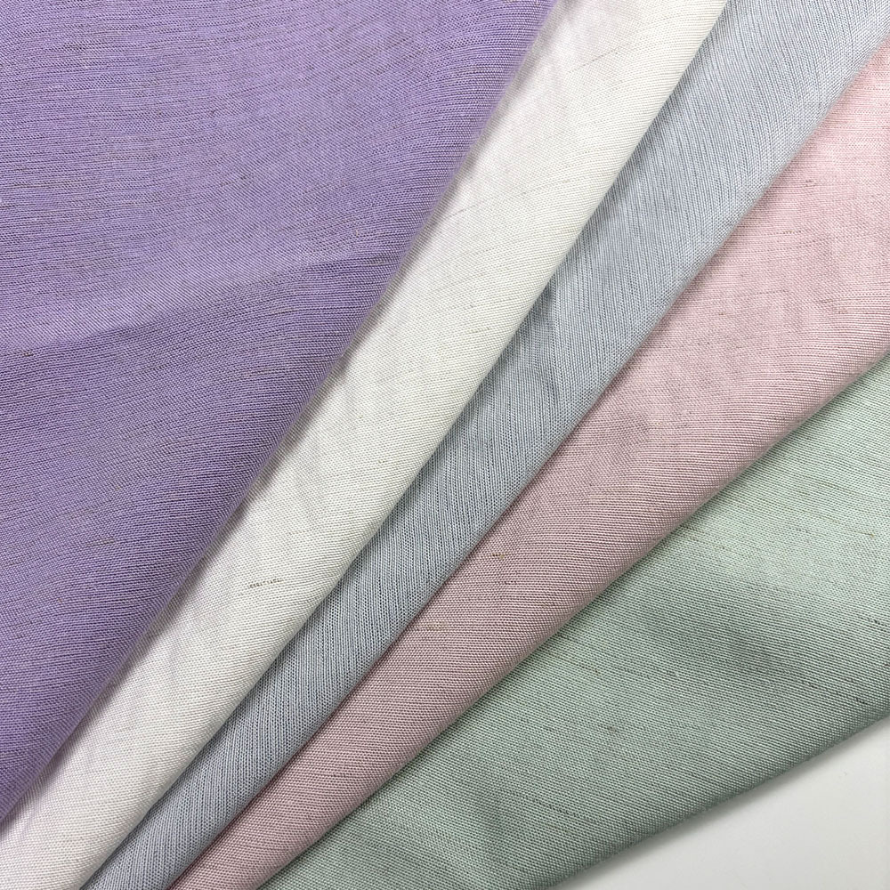 Tencel Linen Fabric 165g Lyocell Linen Plain Woven Clothing Shirt Dress Fabric Wholesale
