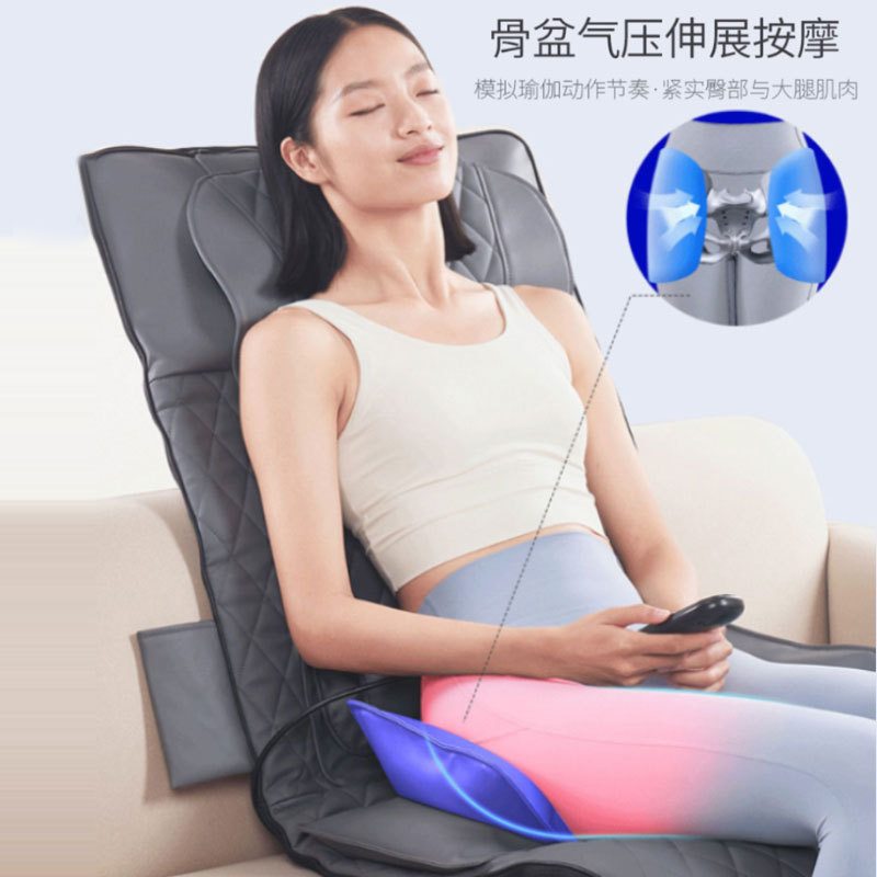 Massage Mat, Multi-Functional Full-Body Heating Lumbar Disc Herniation Traction Device, Kneading Mattress, Physiotherapy Massage Chair