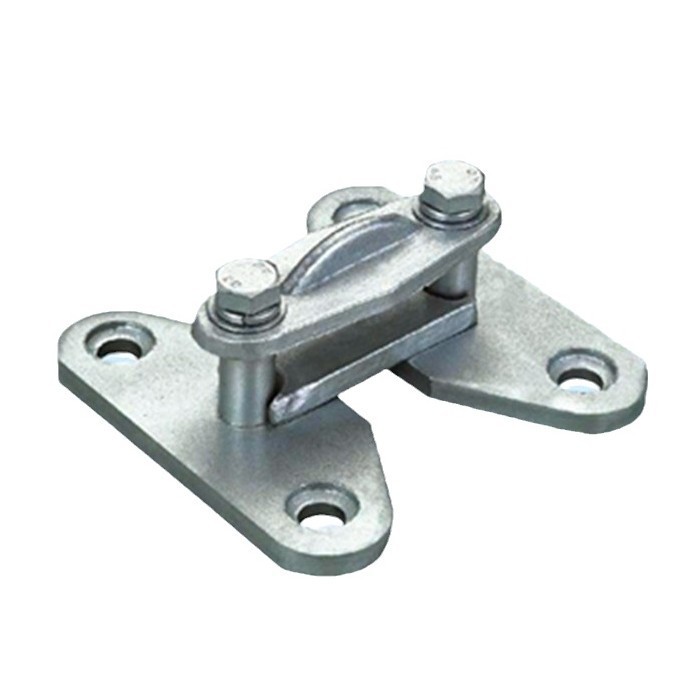 Mwp Outdoor Flat Rectangular Busbar Fixing Fittings Hot-Dip Galvanized Pieces Indoor Flat Fittings