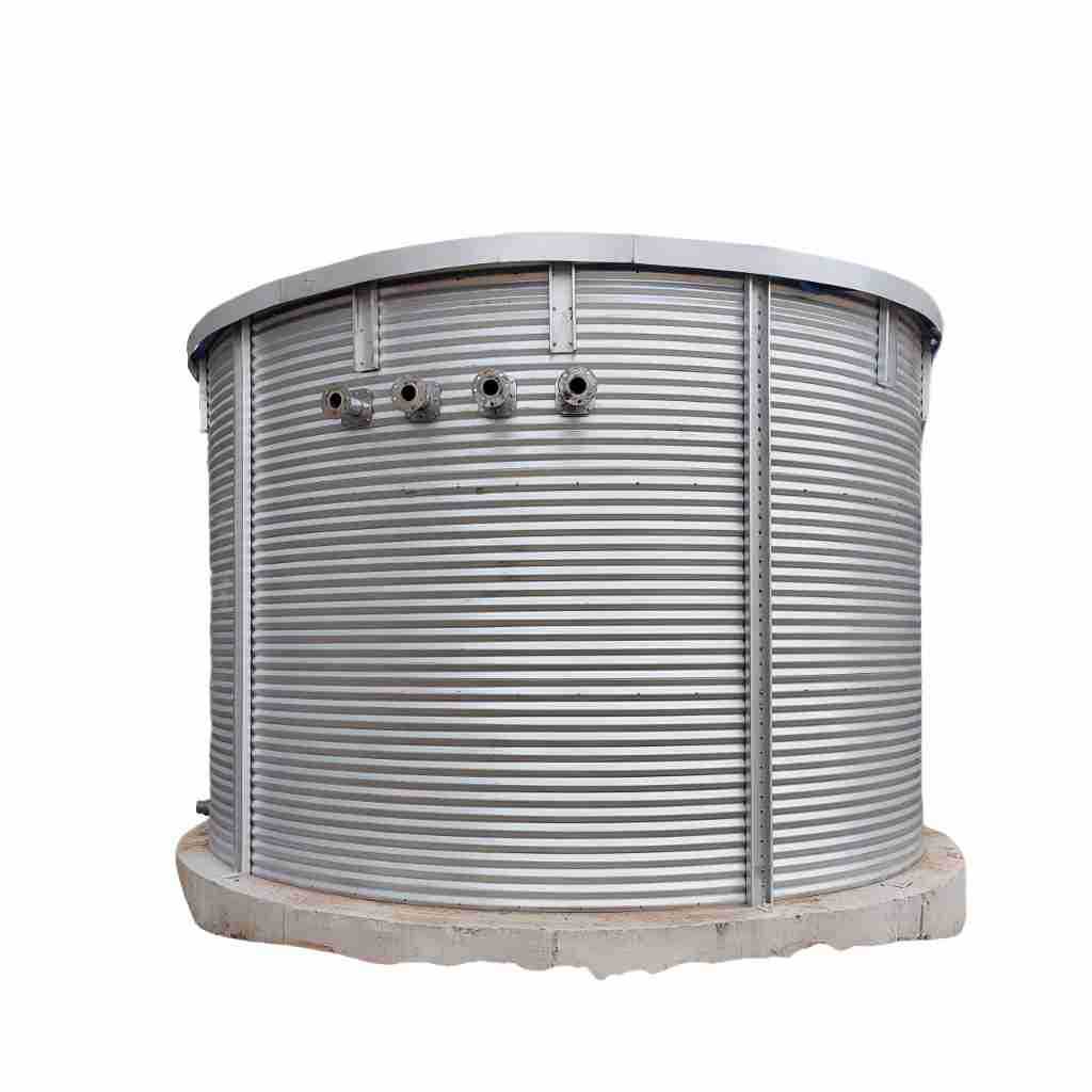 Galvanized Sheet Water Storage Tank, Large-Capacity Thickened Canvas Fish Pond, Round Water Tank, Forest Fire Prevention Water Storage Tank