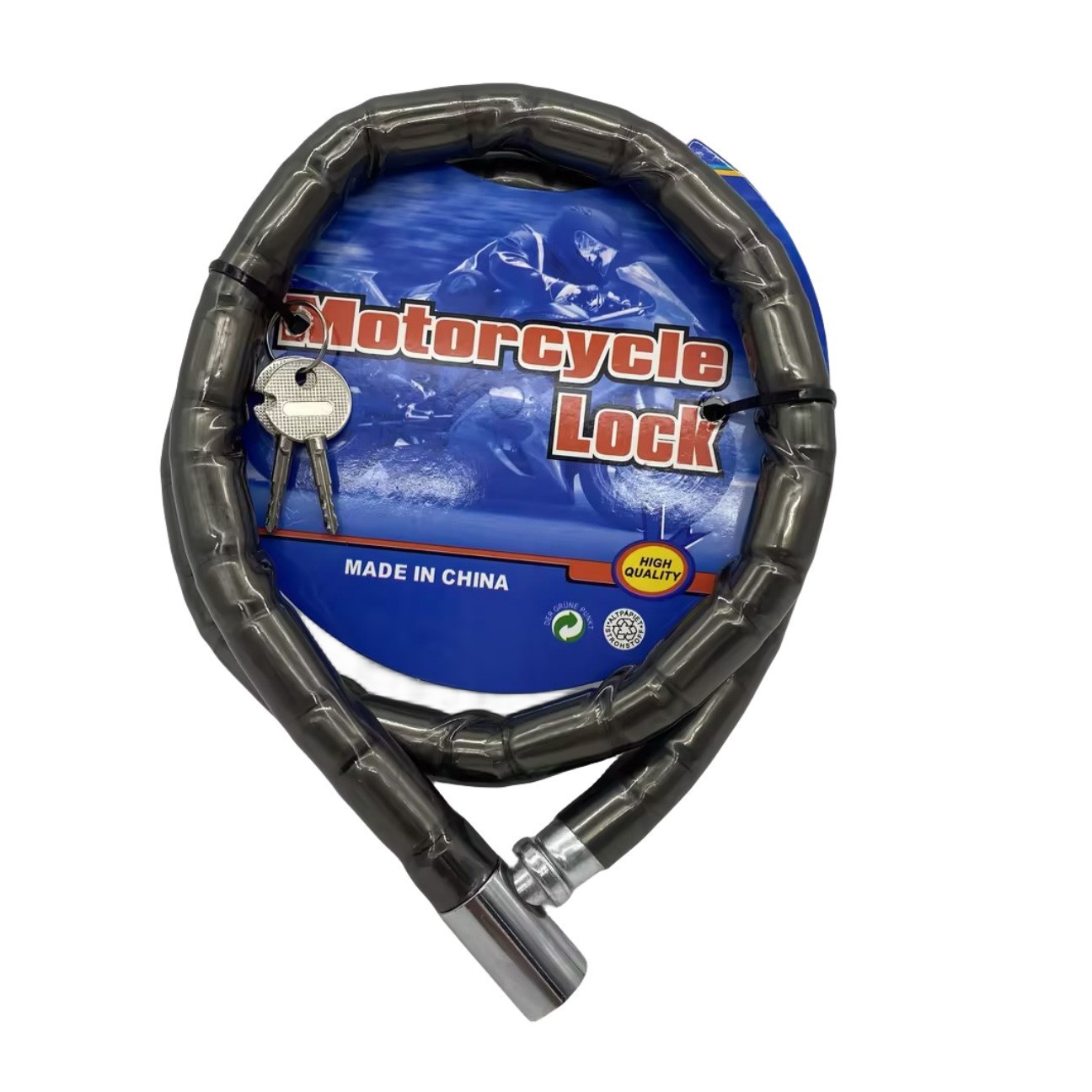 Chain lock bicycle lock motorcycle anti-theft lock electric car mountain road car joint lock thick steel cable lock bicycle