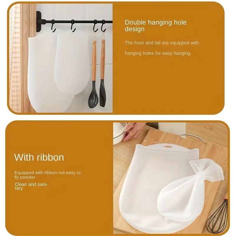 Food Grade Silicone Kneading Bag Thickened Noodles Bag Household Baking Kneading Noodles Bag Non-stick Fresh-keeping Cross-border Hot Sale