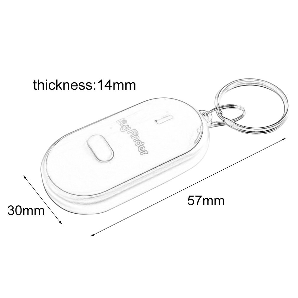 Key Anti-Lost Device Audio Sensor Object Finder Wireless Whistle Finder Digital Creative Gift Anti-Lost for the Elderly