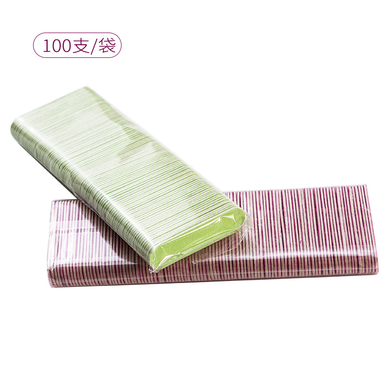 Rubbing strip thin sand strip 5cm nail art small rubbing strip sand strip wearing nail tool nail file strip wood chip rubbing strip small file
