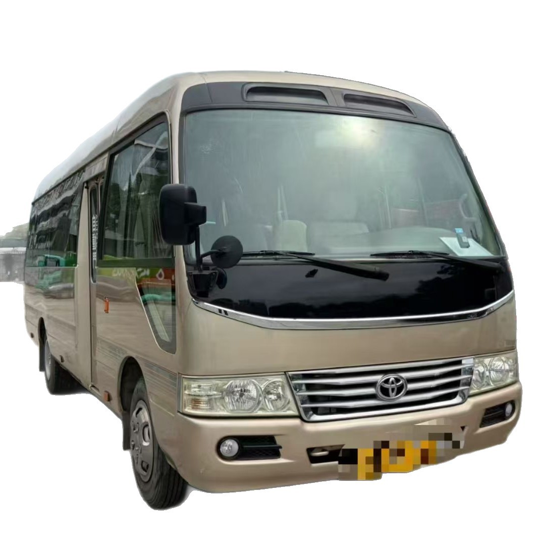 Export Toyota 23-Seat Coaster Minibus to Africa Coaster Minibus Passenger Car Medium-Sized Business Minibus