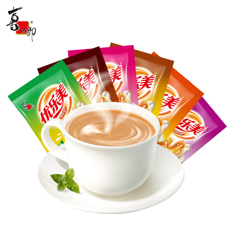 Yolemei milk tea bag 22 g/bag mixed flavor drink whole box wholesale milk tea powder small package instant drink