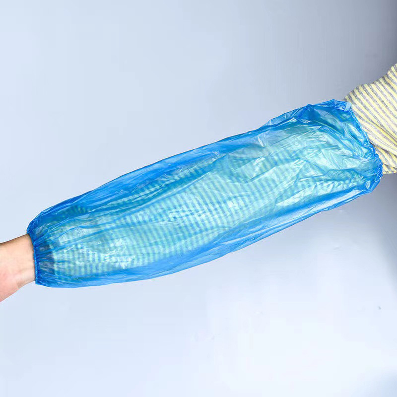 Disposable Sleeve PE Waterproof Oil Proof Anti-fouling Transparent Plastic Sleeve Catering Barbecue Household Cleaning Dustproof Sleeve