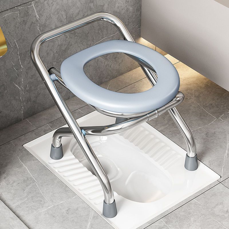 Stainless Steel Folding Toilet Chair for the Elderly, Adult Toilet Chair, Toilet Stool, Toilet Squatting Artifact Amazon
