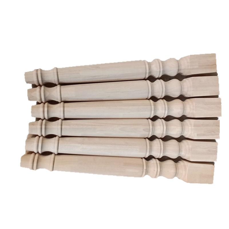 American Rubber Wood Furniture Legs Dining Table Legs Retro Console Table Bar Legs Dresser Legs Desk Stool Leg Support