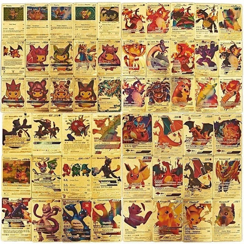 Popular Pokémon Cards, Pet Elf Cartoon Cards, Pokémon Pikachu Toys, Mini Collection