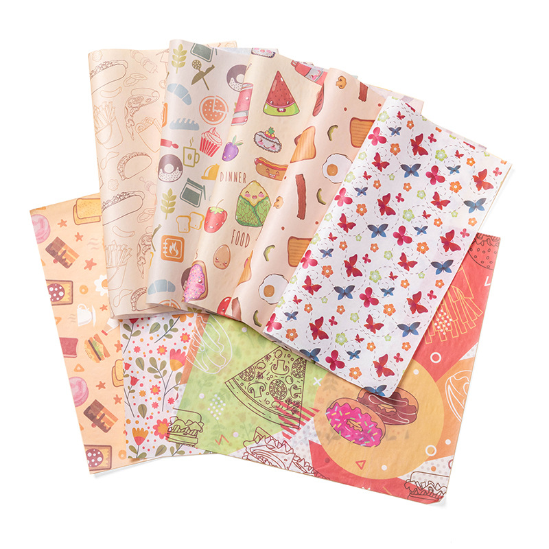 Tray Paper Disposable Dinner Plate Paper a Pack of 900 Hamburger Placemat Paper Oil-Proof Food Baking Paper