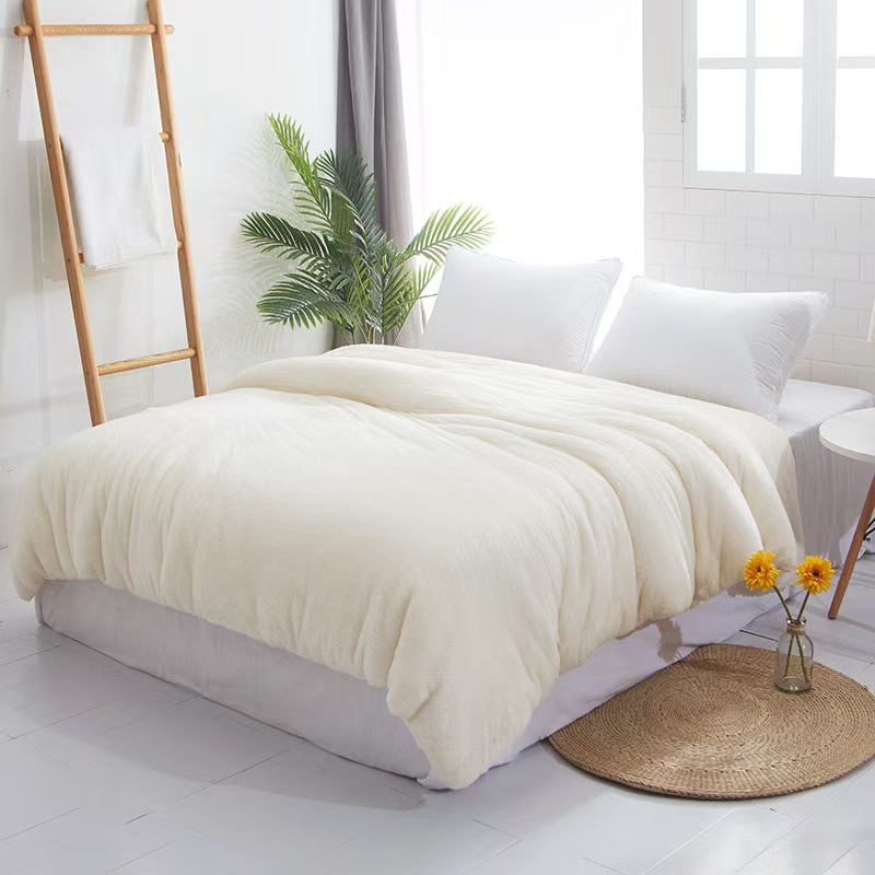 Одеяло с утолщенным теплым хлопковым наполнителем третьего сорта из синьцзянского хлопка, зимнее одеяло, односпальное и двуспальное, для общежития