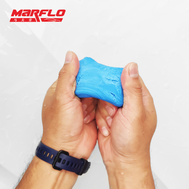 Maflawo Car Wash Mud Volcanic Mud 100g Removes Flying Paint Iron Powder Car Sludge Removal Clay Clay Bar