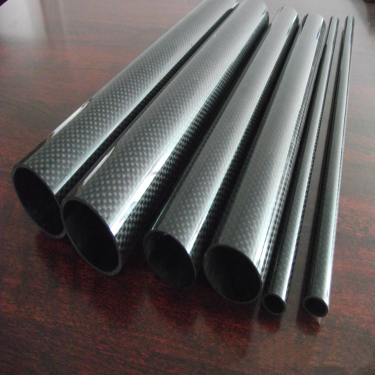 3K Carbon Fiber Square Tube 1000mm Full Carbon Fiber Square Tube Rectangular Tube Ultra-Light 3K Carbon Fiber Processing Carbon Fiber Tube