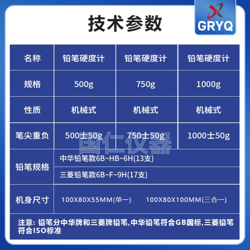 Portable Hand-Push Pencil Hardness Tester Coating Hardness Scratch Tester Paint Film Hardness Scratch Tester Manufacturer