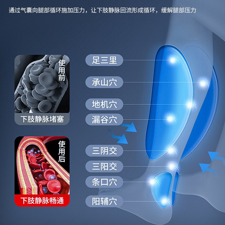 Leg Massager Electric Constant Temperature Calf Beauty Leg Instrument to Dredge Meridians and Knead Multifunctional Leg Beauty Instrument Massager