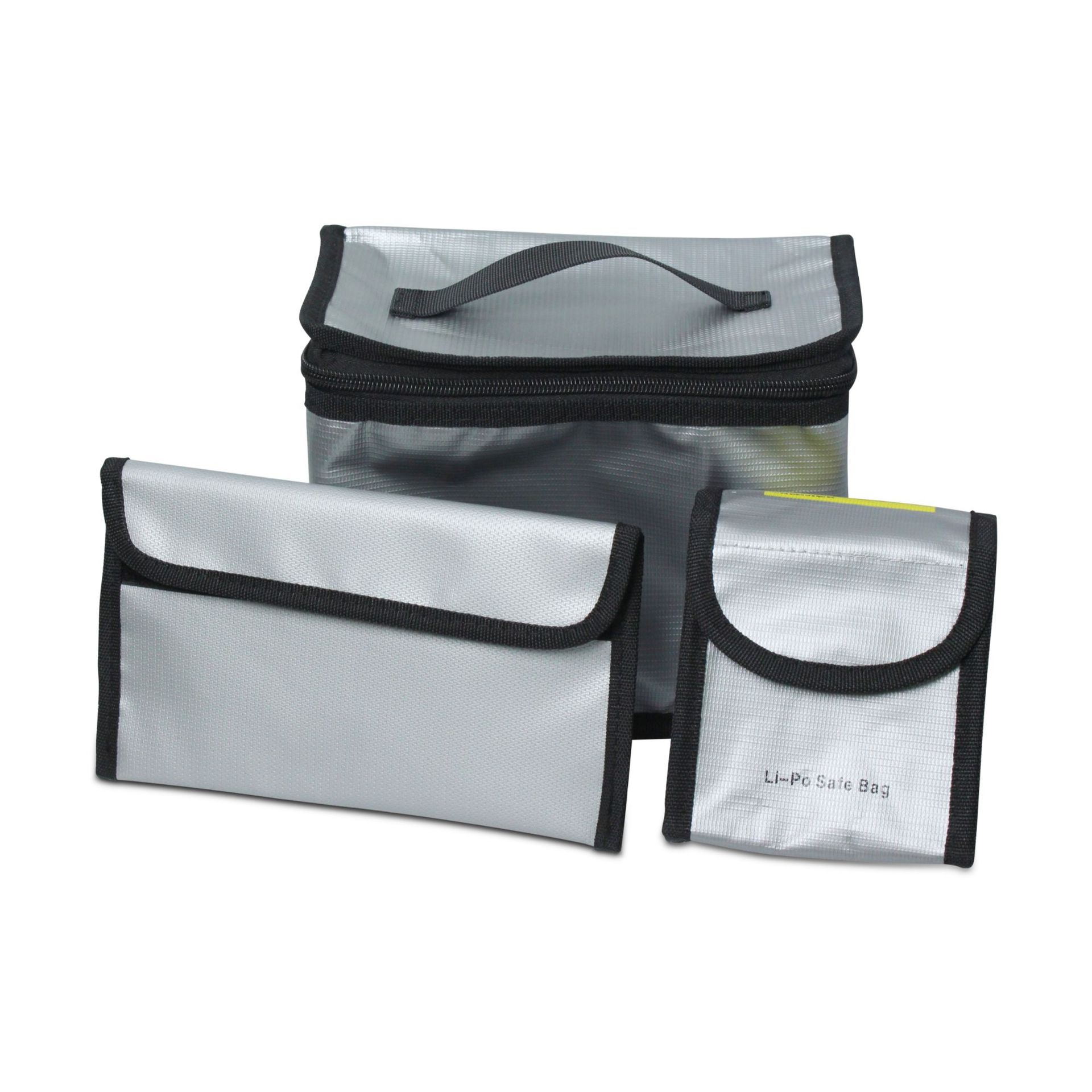 Explosion-Proof Bag for Lithium Battery Power Bank Energy Storage Battery Explosion-Proof Bag Safety Flame-Retardant Fireproof Bag Fireproof Document Bag