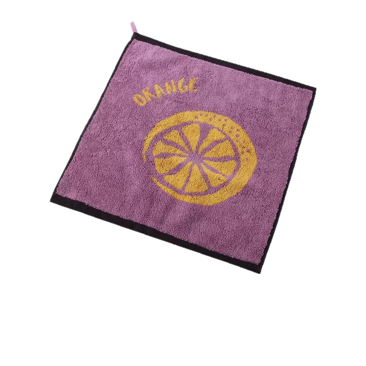 Gold Size Hand Towel Pure Cotton Type a Small Towel Anti-Mite Antibacterial Soft Absorbent Square Towel Thick Hanging Cotton Face Wash