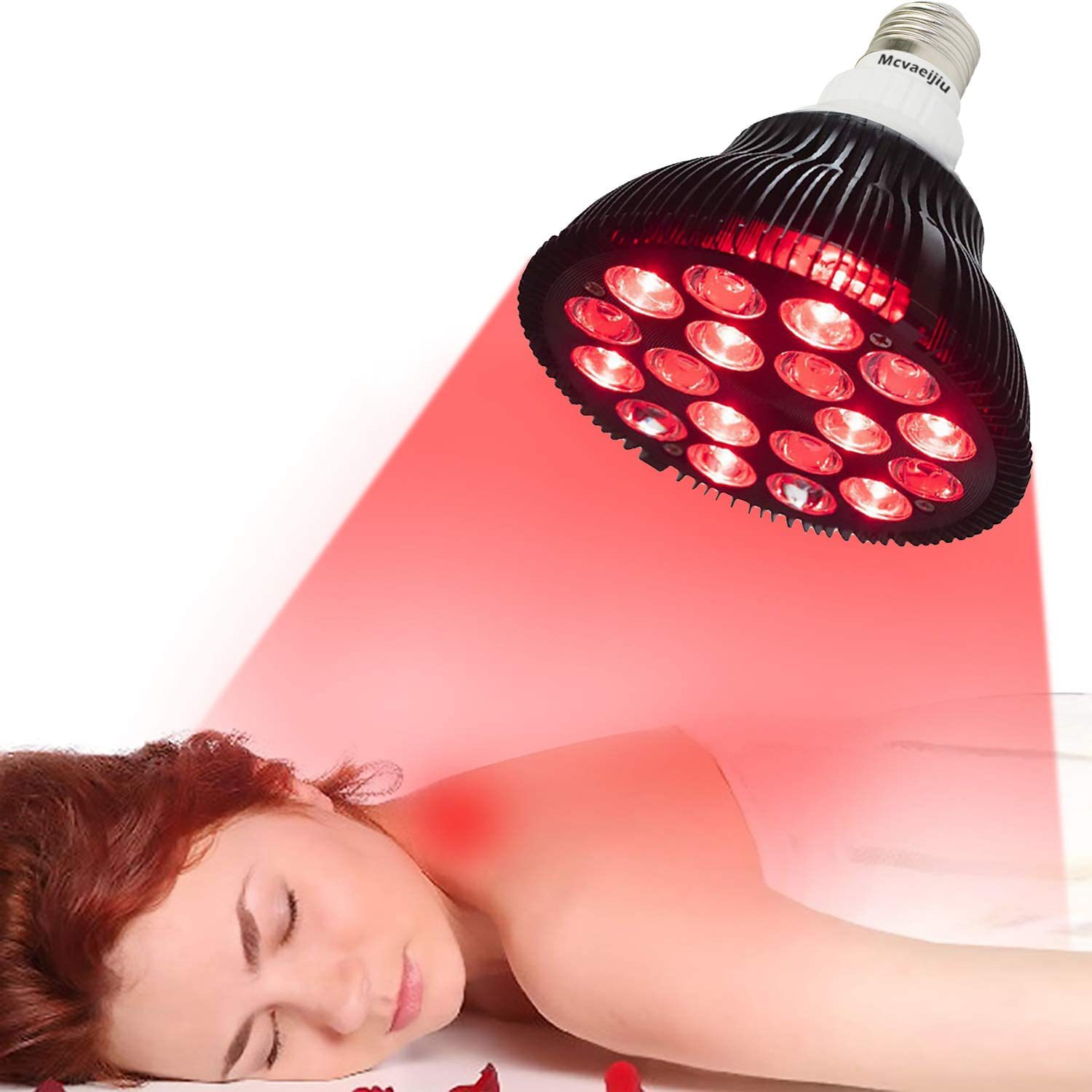 Cross-Border Hot Selling Led Physiotherapy Lamp Beauty Lamp Beauty Instrument Infrared Acne Removal Facial Whitening Red Light Physiotherapy Lamp