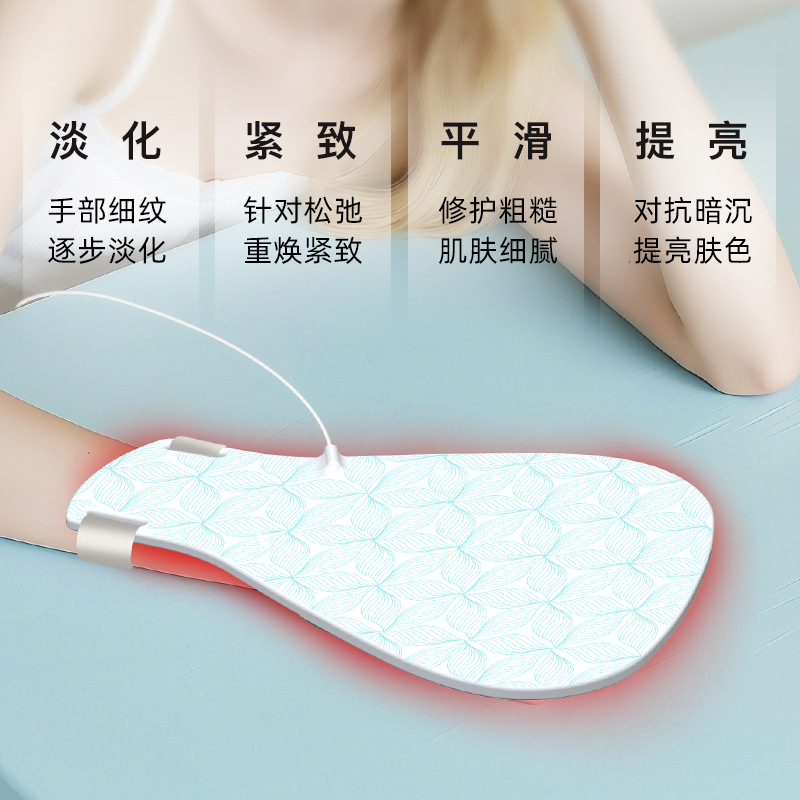 Led Silicone Hand Beauty Device Photon Rejuvenation Device Color Light 2025 Light Therapy Skin Care Device Home Spectrum Beauty Device