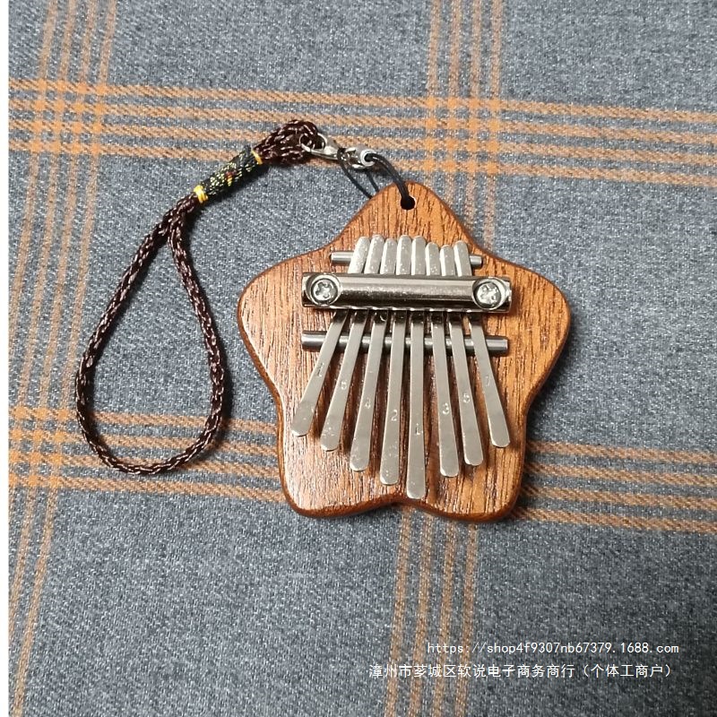 Мини 8-тональный калимба, ручной мини портативный милый калимба с 8 тонами