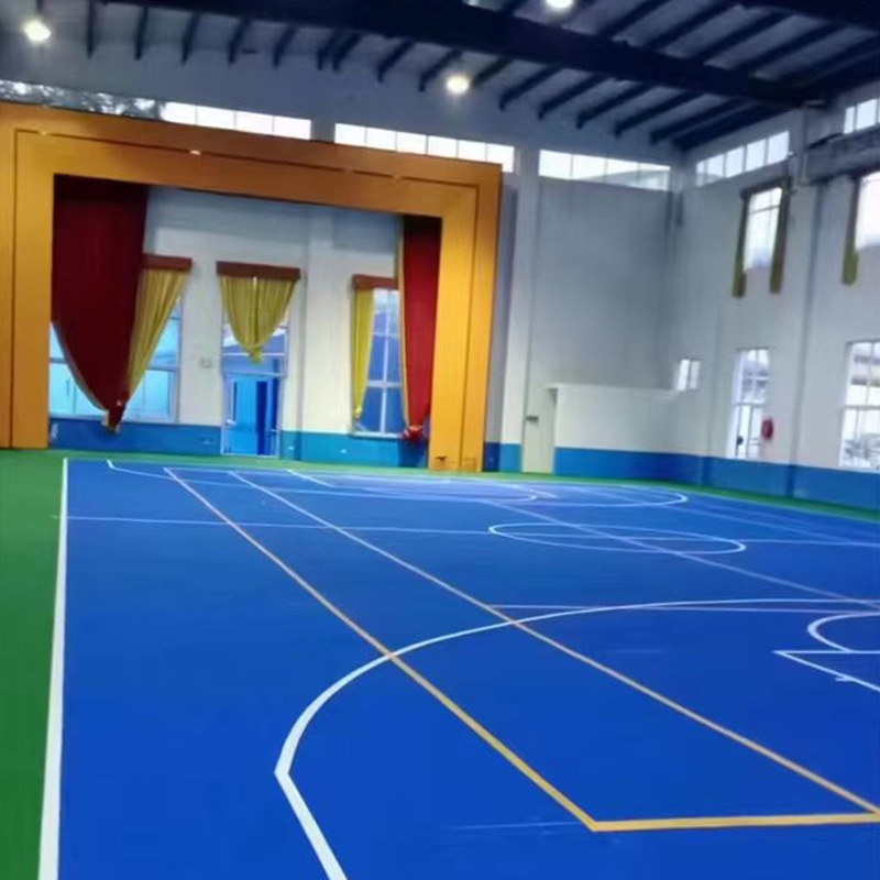 Outdoor Hard Court Elastic Acrylic Court Material Manufacturer Construction Basketball Court Tennis Court Badminton Court Floor Paint