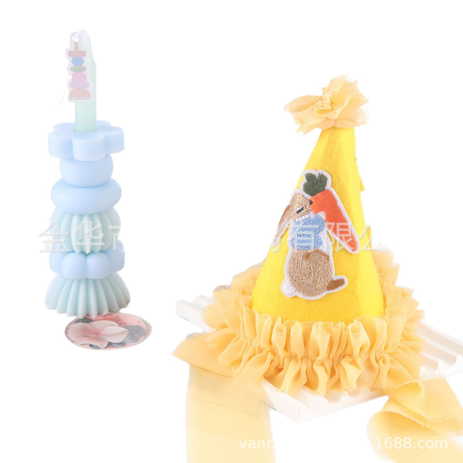 2025 New Cross-Border Easter Theme Party Decoration Rabbit Felt Hat Holiday Rabbit Felt Hat