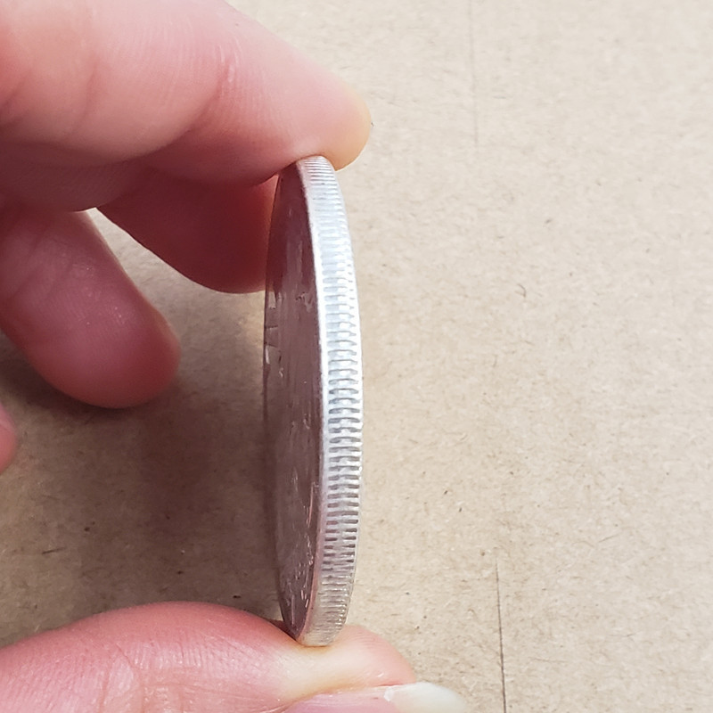 Antique Handicrafts Brass Material American Statue of Liberty White Silver Dollar Commemorative Coin