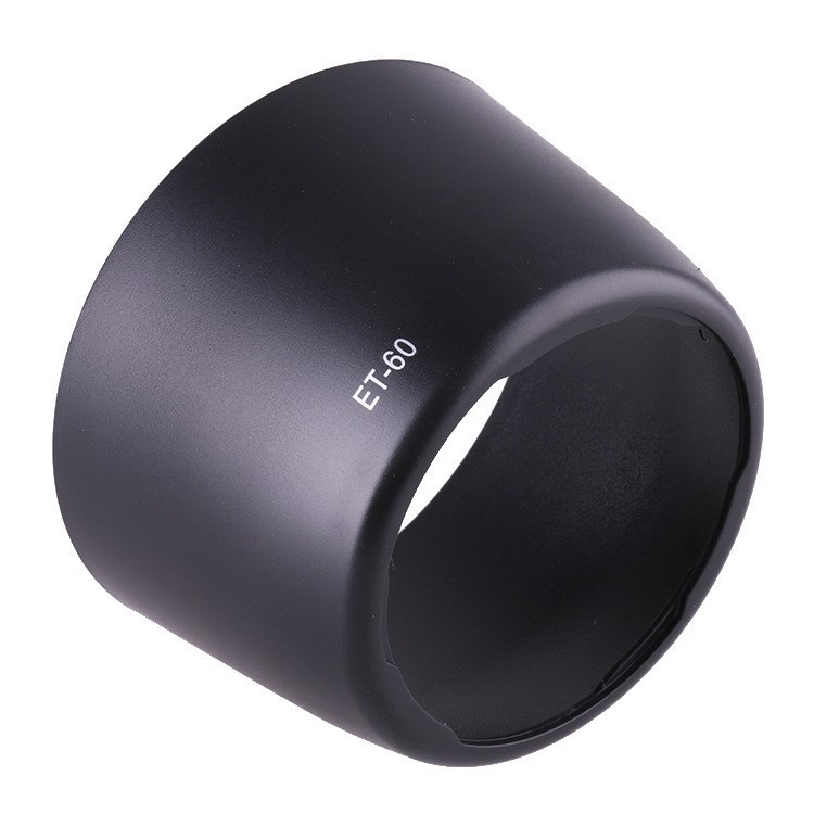 ET-60 lens hood 58mm suitable for Canon 75-300 55-250 lens without dark angle reversible sunshade