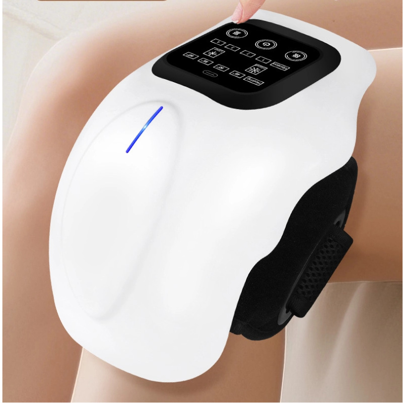 Кросс-бордовый массажер для коленей, перезаряжаемый, с горячим компрессом, портативный массажер для коленей, физиотерапия