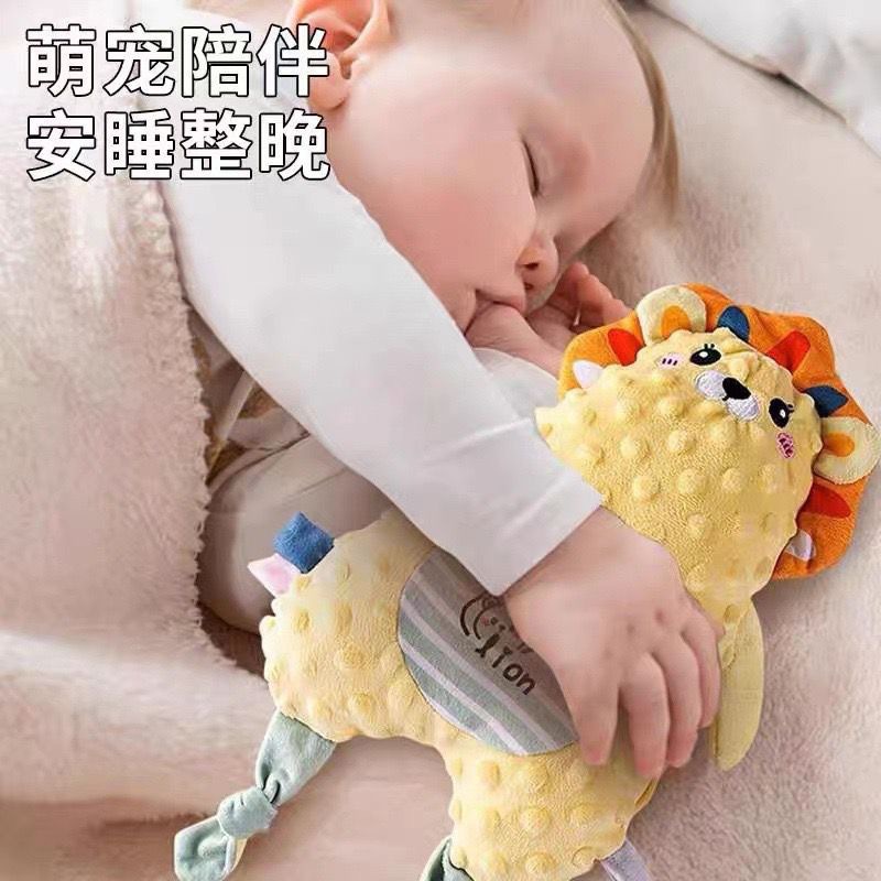 Sleep Comfort Doll Baby Can Enter Newborn Chew Pp Cotton Baby Artifact Doll Hand Puppet Toys Wholesale