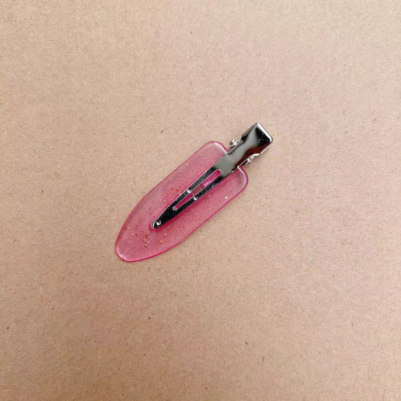 diy jewelry accessories glitter powder seamless clip candy color bangs clip children's hairpin wholesale factory direct sales