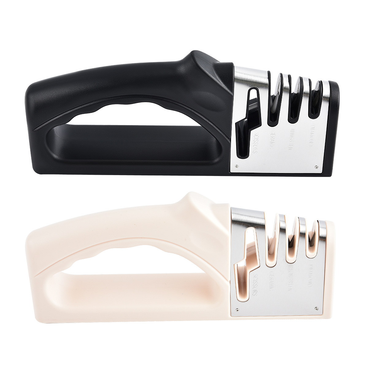 Household commercial sharpener four-in-one multifunctional sharpener kitchen special tungsten steel gold steel sharpener wholesale