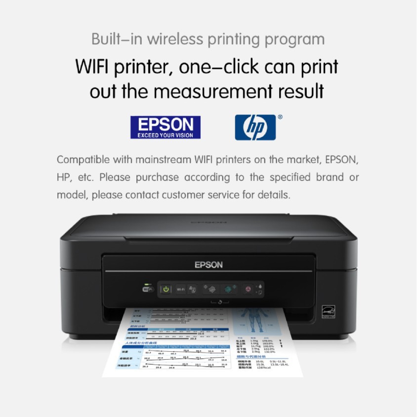 Beryl Cross-Border Wholesale English Version Professional Body Fat Scale Yoga Studio Gym Body Tester Body Tester